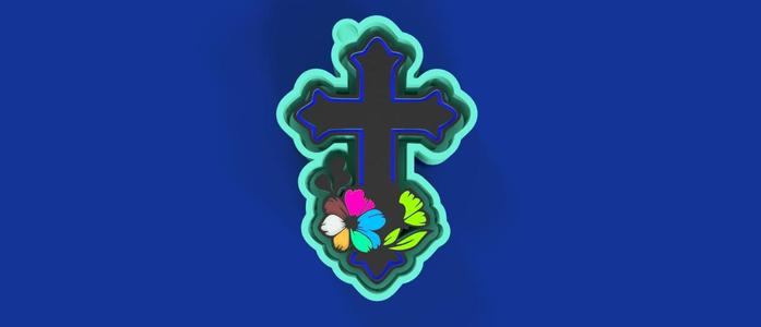 Cross 4 Mold freshie versatile  – Clean & Spiritual flower
