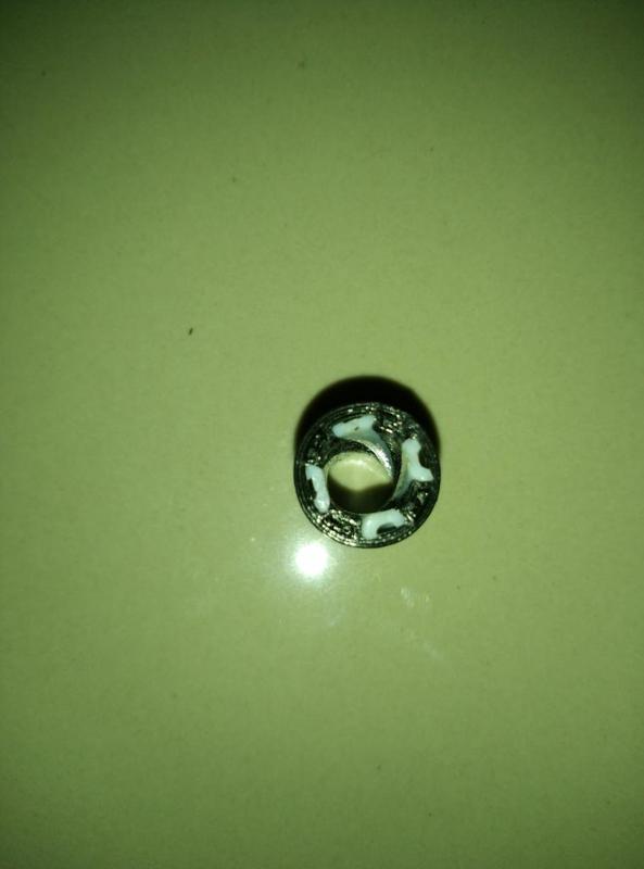 Printable LM8UU bearing with PTFE inserts