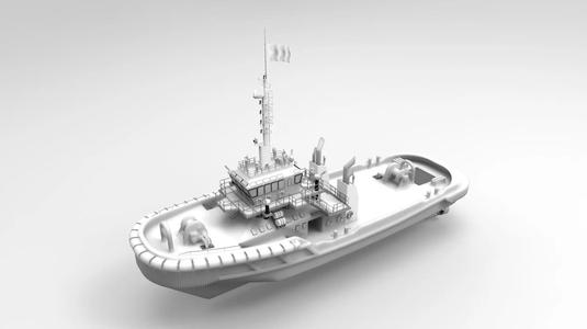 Tugboat Model fishing boat