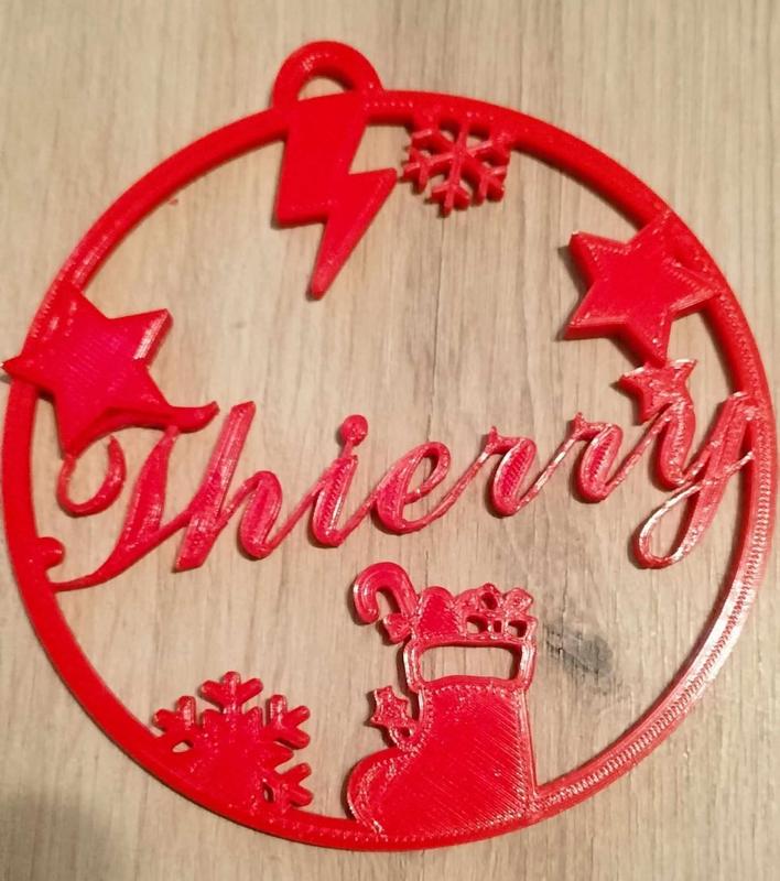 Thierry" Christmas bauble