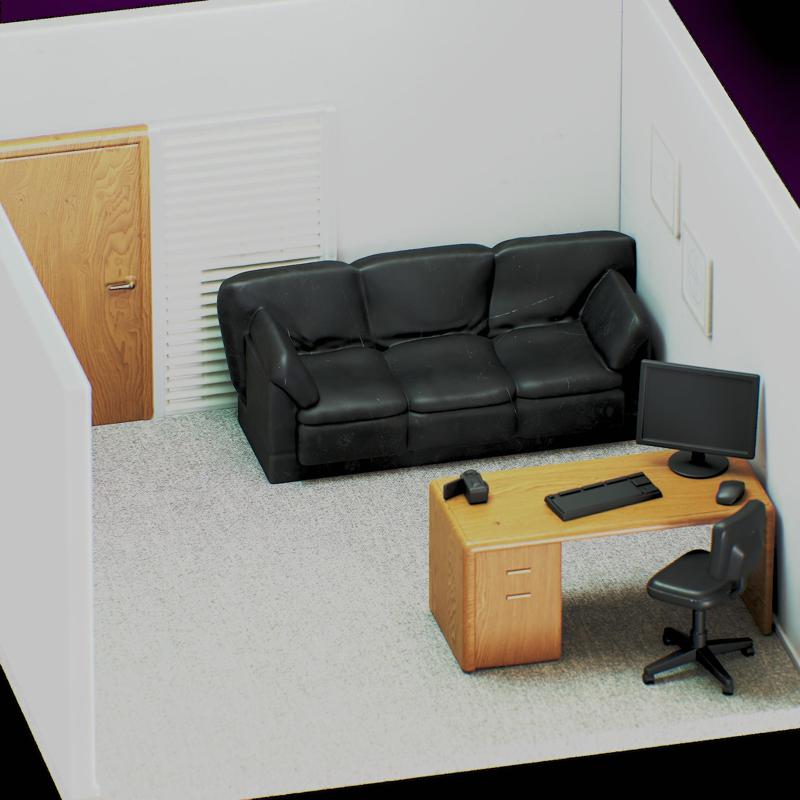 Casting Couch Sofa diorama - Book holder - Casting Couch Diorama - Book holder