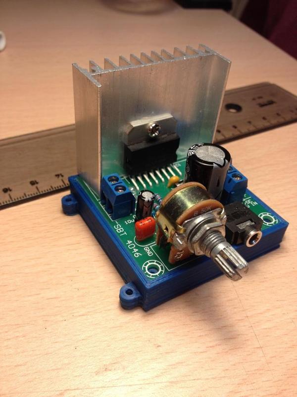 TDA 7297 board ( late 2015 version? ) holder/mount