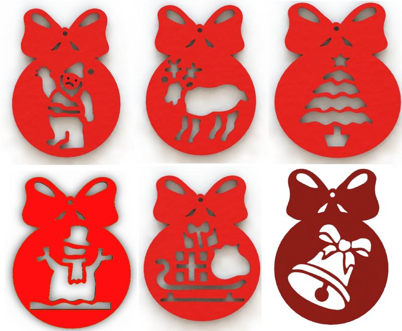 COMMERCIAL USE LICENSE Christmas tree decoration pack