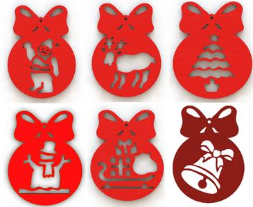 COMMERCIAL USE LICENSE Christmas tree decoration pack
