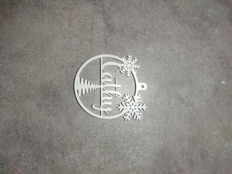 Cathy Christmas bauble