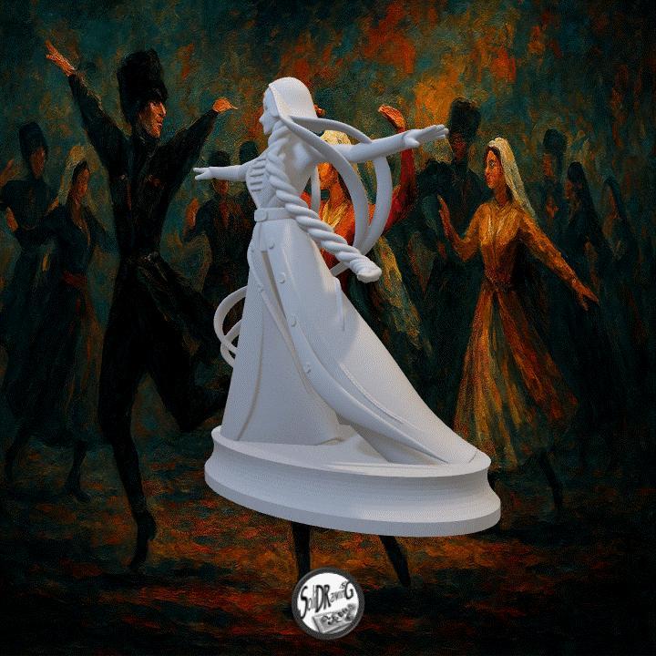 Caucasian Graceful Dancer - SoliDRawinGs SG011