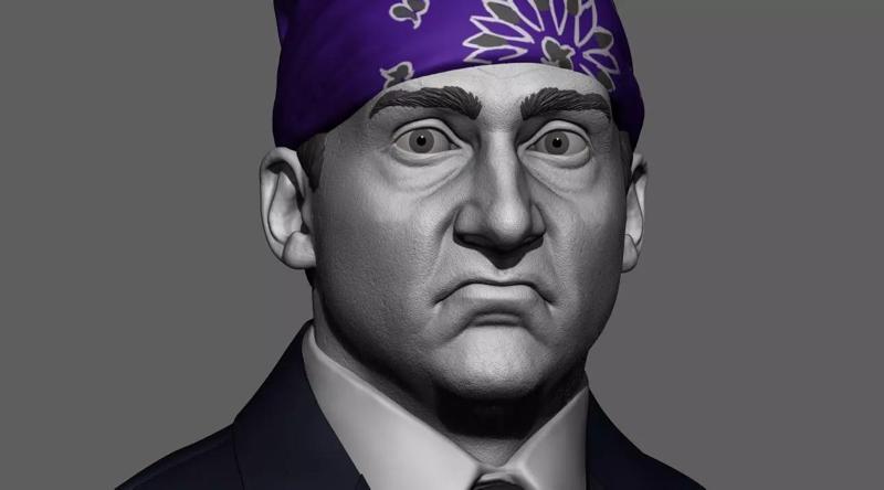 Michael Scott Prison Mike Bust from The Office La Oficina