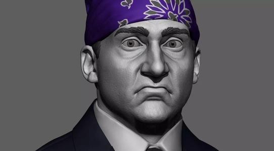 Michael Scott Prison Mike Bust from The Office La Oficina