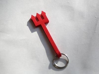 Man Utd Devil Fork w/ Key Ring
