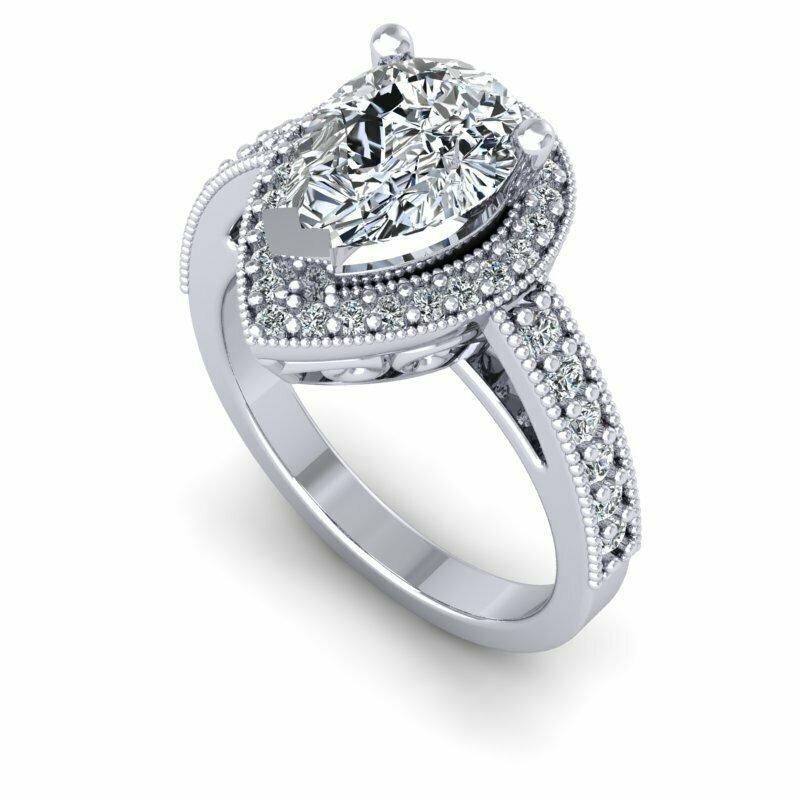 3D jewelry Ring Model 713-R