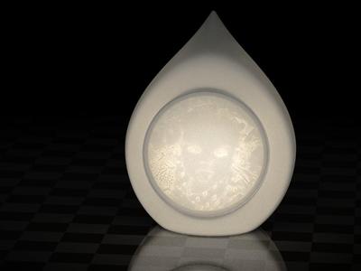 Lithophane Lamp (LED Lamp Kit-001)