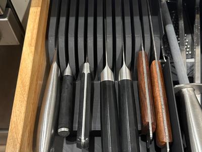 Gridfinity 4x8 Larg Knife Block