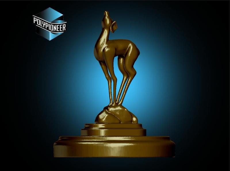 Graceful Gazelle Trophy - 3D Printable Model