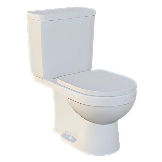Contemporary White Toilet