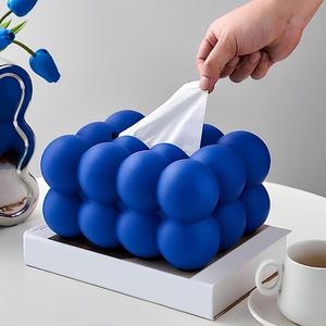 Cloud Tissue Box, Bubble Tissue Holder, Marshmallow Napkin Box, Tissue Dispenser for Living Room Bedroom Bathroom