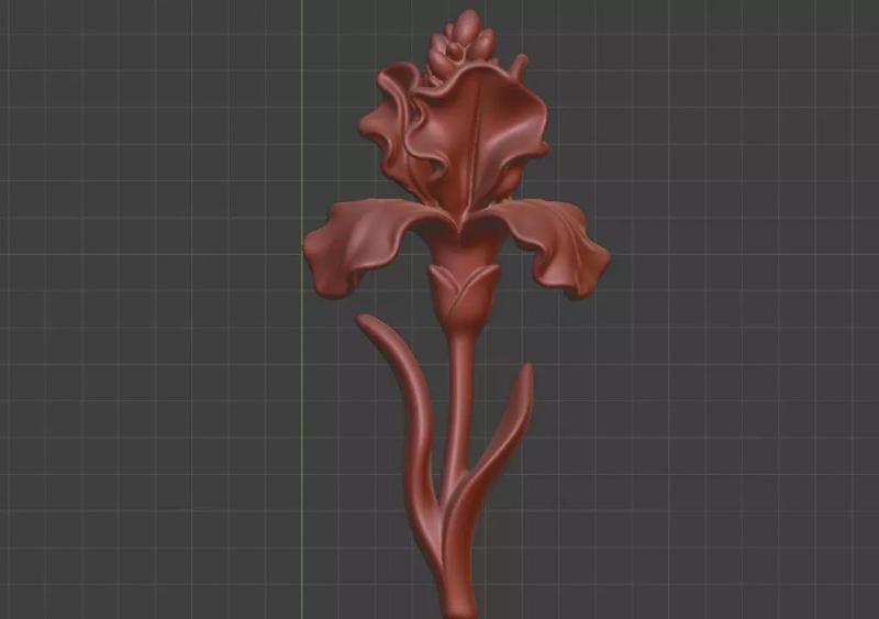 Lavender flower sculpture design