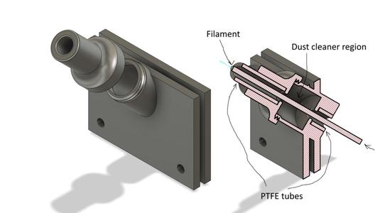 ESUN eBOX Filament Tube Coupler and Dust Cleaner