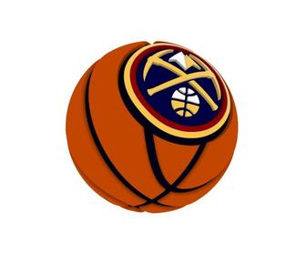 DENVER NUGGETS KEYCHAIN WITH KEYCHAIN COVER