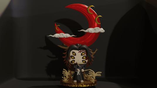 Funko Pop Kokushibo + Base + Box-Kokushibo