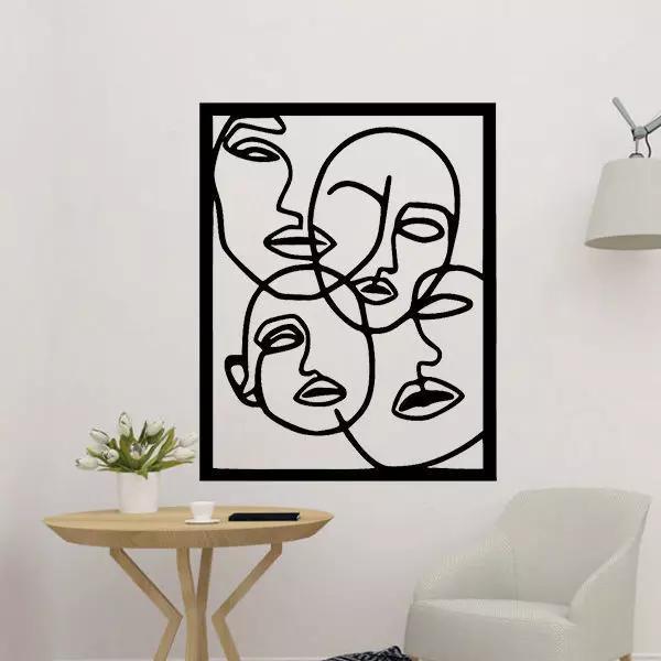 Face Art Wall Decor