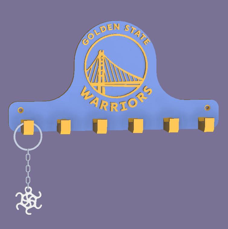 Golden State Warriors NBA KEYS HOLDER WALL