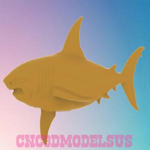 Shark 3D MODEL STL FILE FOR CNC ROUTER LASER