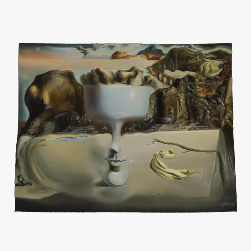 APPARITION OF FACE AND FRUITDISH ON A BEACH-SALVADOR DALI
