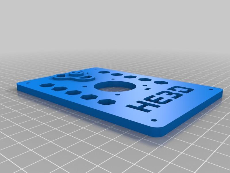 HE3D MKS Faceplate 40mm Fan