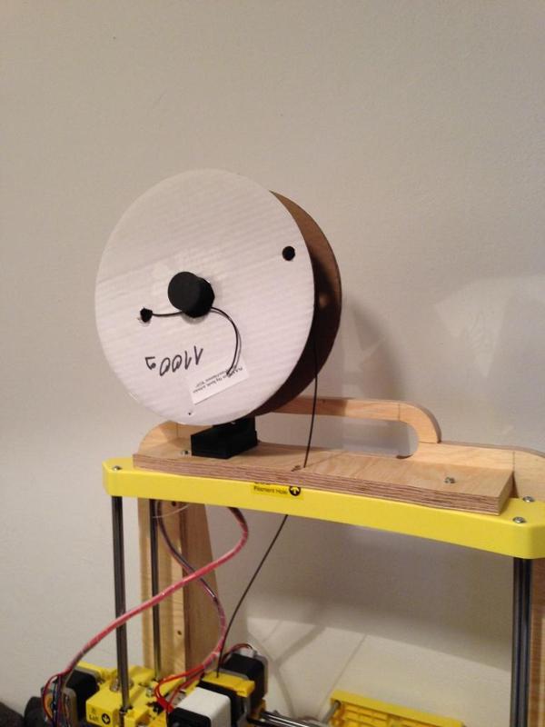 quick connection spool holder 