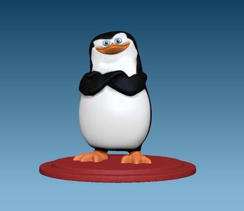 skipper the penguin from penguins of madagascar