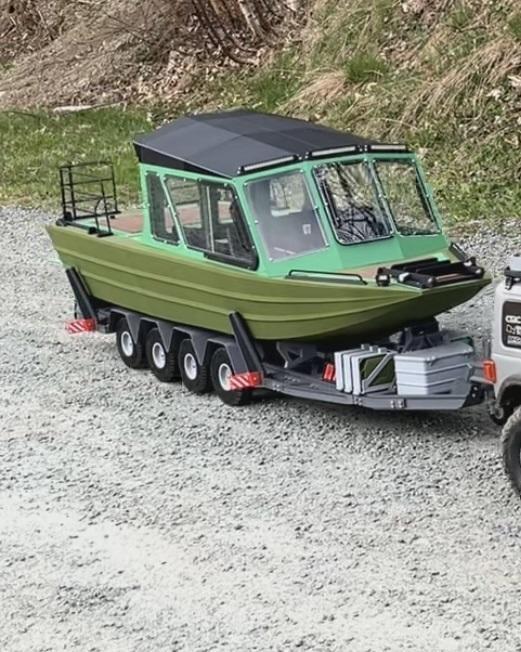 TRAILER FOR BIG JETTY - 1/6 SCALE TRAILER FOR AXIAL SCX6