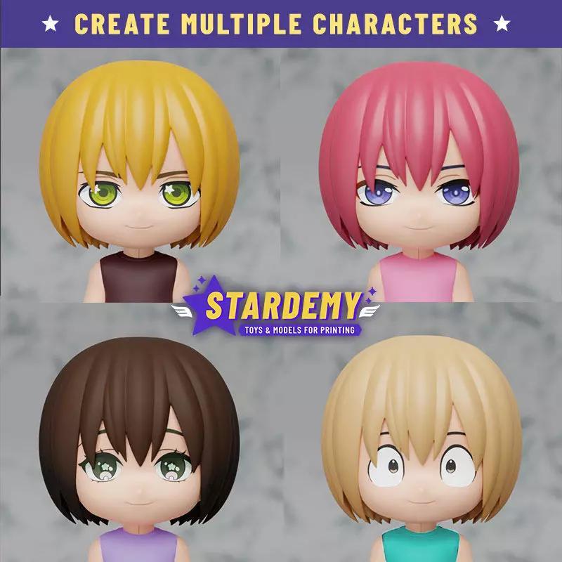 NENDOROID BOB HAIRSTYLE MANTA ARMIN