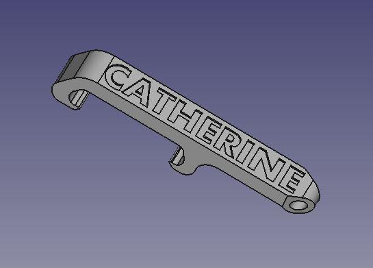 Catherine pocket bottle opener
