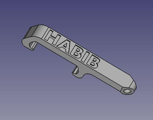 Habib pocket bottle opener