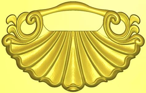 Carved purse handle 3D model stl