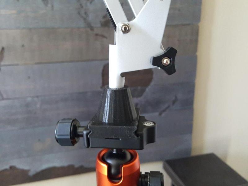 ikea tertial tripod mount for mefoto backpaker or roadtrip 