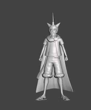 Luffy Lucy Dressrosa 3D Model