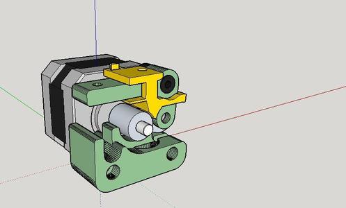 Ninjaflex helper for Printerbot simple (alu extruder v1)