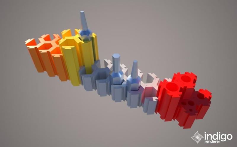 Modular hex bits and drills holder