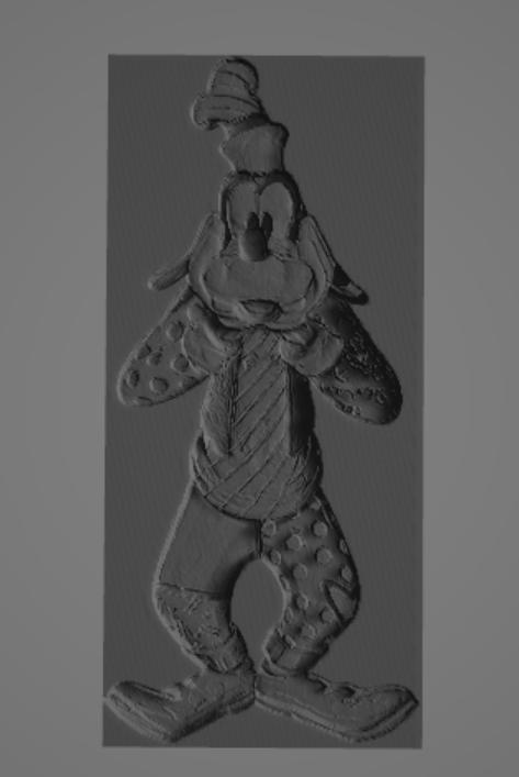 Disney's Goofy 3d paint it your self Wall art !