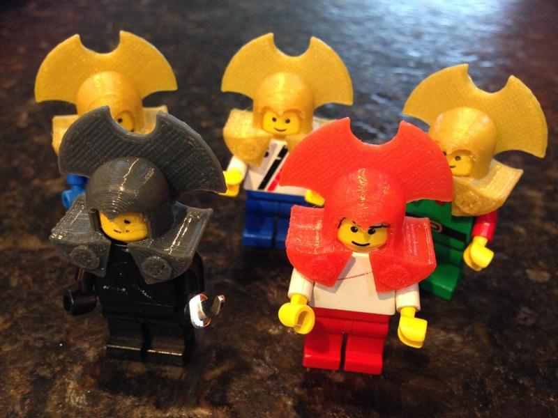 Time Lord Minifig Collar/Helmet