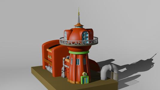 Fururana Planet express building