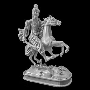 Warrior King on Horse STL