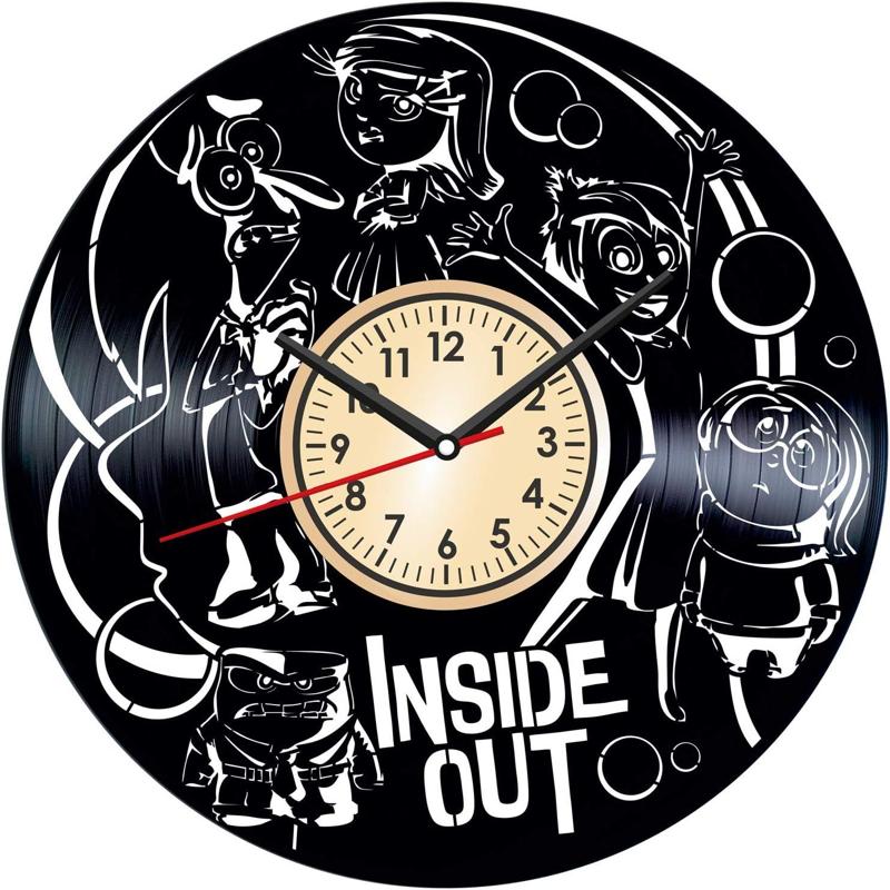 Inside Out Vinyl Clock
