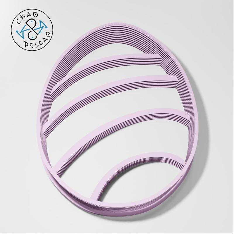 Easter Egg - Cookie Cutter - Fondant