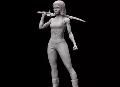 ALITA BATTLE ANGEL BUST
