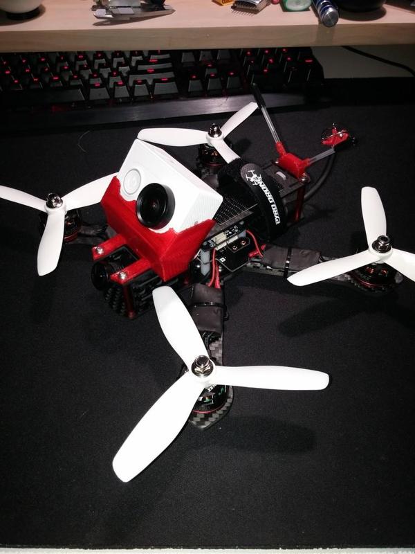 Mini Quad Club Xiaomi Yi Mount 45 degree