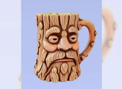 Tree mug for 3d print
