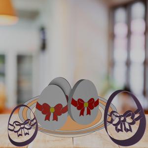Egg Cookie Cutter With 3D Stl Files, 3D Printing File, Easter Day, 3D Print, Easter Egg Decor, Kitchen Decor, Easter Decoration