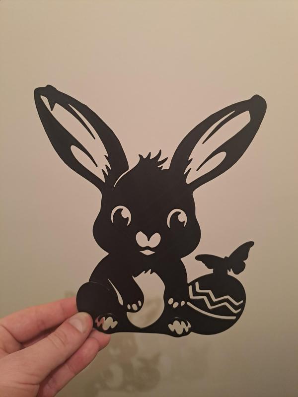 Cute Bunny 3, Easter bunny line art, Easter bunny wall art, Easter bunny decor, bunny